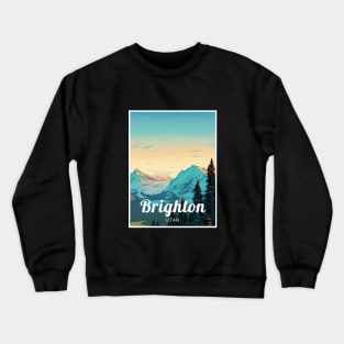 Brighton utah united states ski Crewneck Sweatshirt